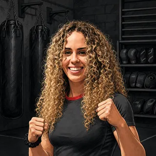 Wiktoria Pleśniak, trenerka sekcji Junior w Berserkers Team Rzeszów, grafika z serii Poznajcie naszych trenerów